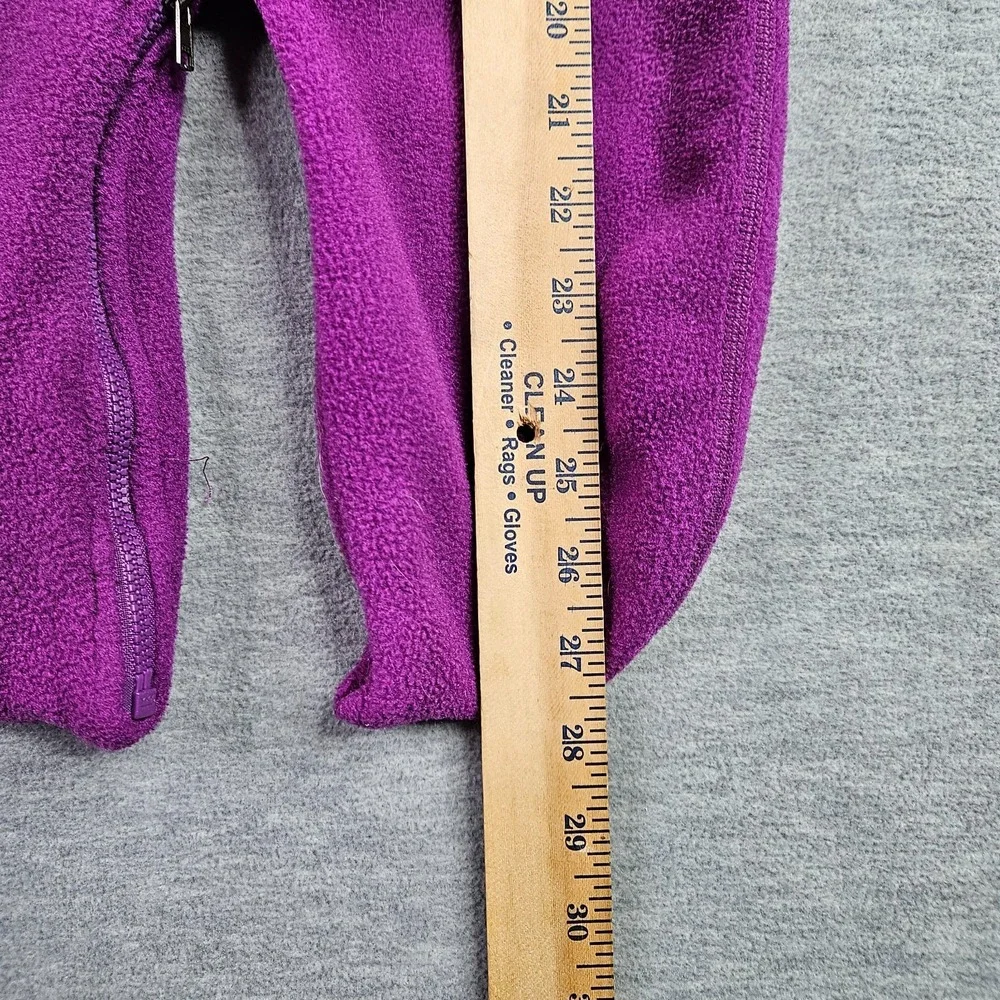 Patagonia Baby 12M Purple Fleece Hooded Bunting One Piece Zip Front Snowsuit
